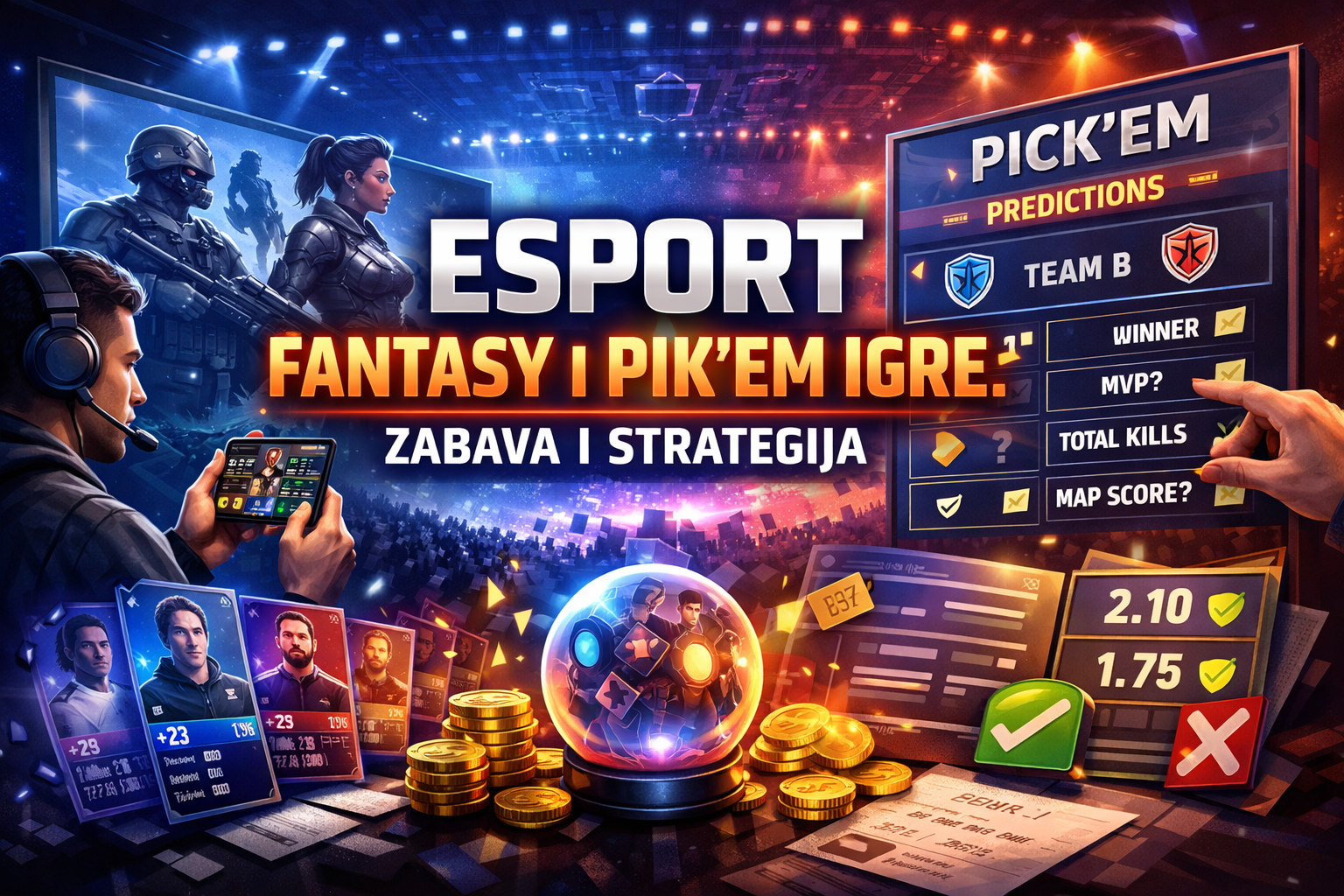 Esport fantasy i pick’em igre: zabava i strategija u modernom gejmingu